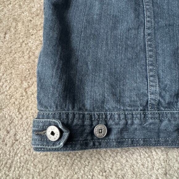 Marithe Francois Girbaud Mens 4XL Denim Trucker Jacket Blue Grey Jean Jacket - Picture 10 of 14